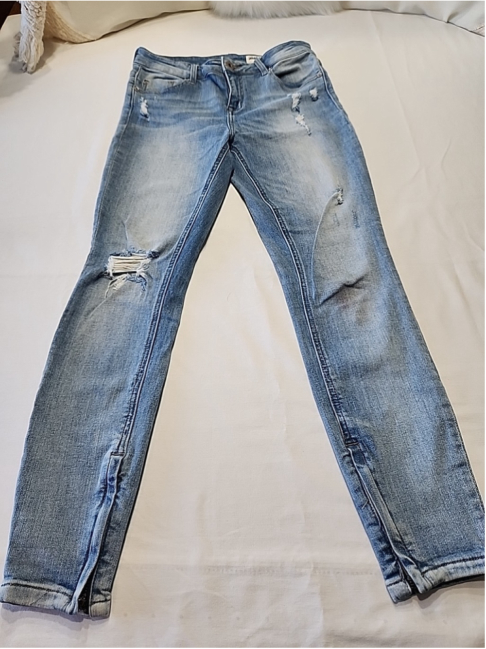 Pistola Vintage Skinny Jeans Women's Sz 28x26.5,ankle Zip
